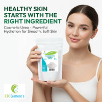 ETC Cosmetic`s Cosmetic UREA - 100 gr - suitable for creams, lotions, gels, fluids, cleansing products including shampoos and body washes, skaly and cracked skin