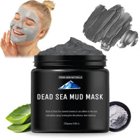 HOKIAMCN Dead Sea Mud Mask with Aloe Vera Spa Quality Natural Facial Mask Deep Pore Reducer for Face and Body Acne Blackheads Blemish Oily Skin Wrinkles Vegan Cruelty-Free Cosmetic Mineral-Rich