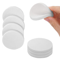 D.A.Y. Republic 8 Pack Makeup Sponge Blenders, Circle Shaped, White, Soft and Flexible, Foundation Make up Blender Pads for Liquid, Creams, and Powders, Wet and Dry use, Perfect for Everyday Use