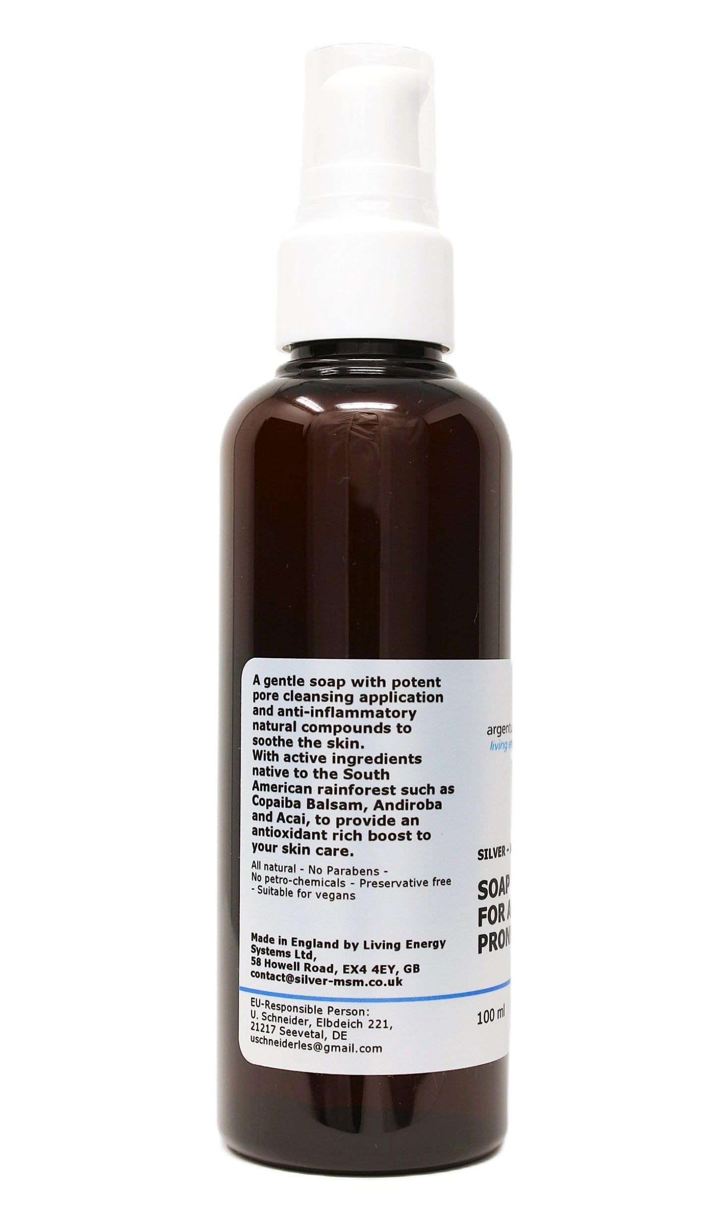 argentum plus Silver-MSM Soap for Acne Prone Skin 100 ml