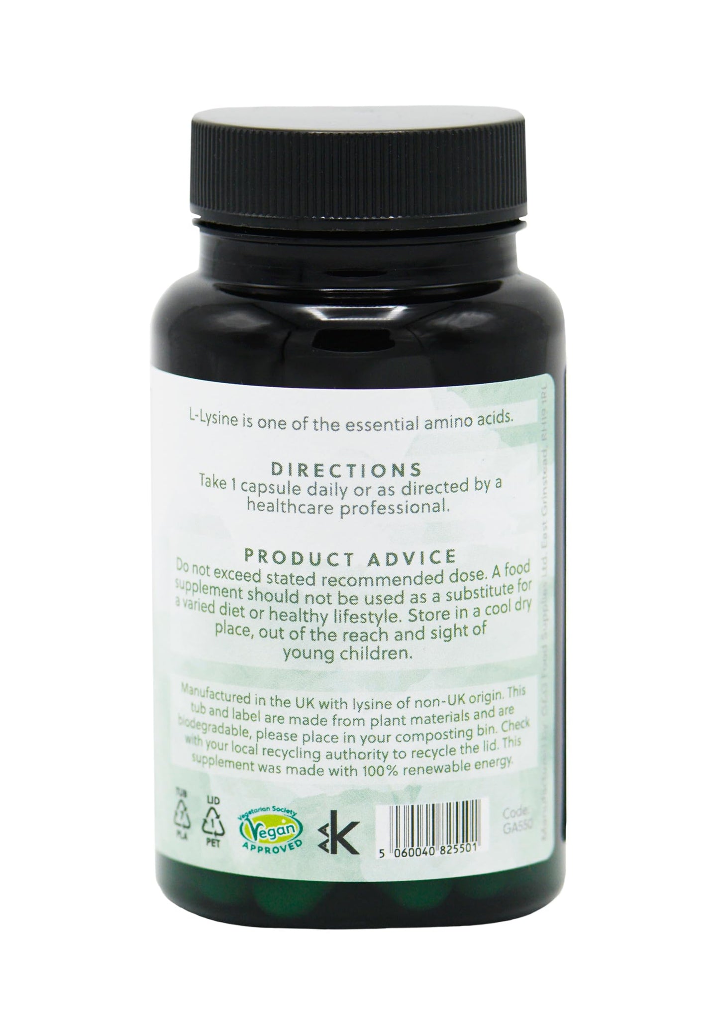 G&G Vitamins Lysine Complex Capsules