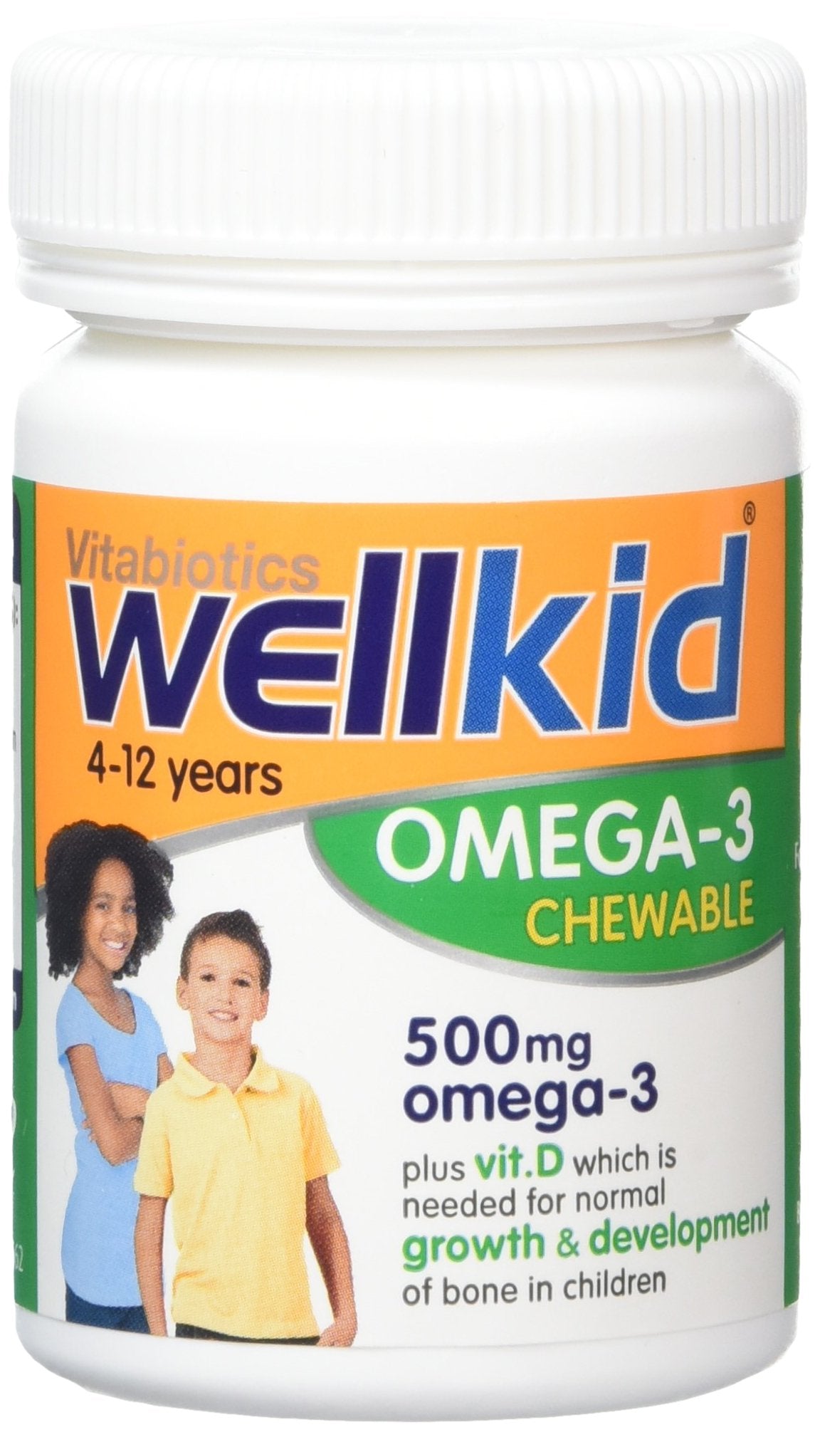 Vitabiotics Wellkid Omega-3 Chewable - 60 Capsules