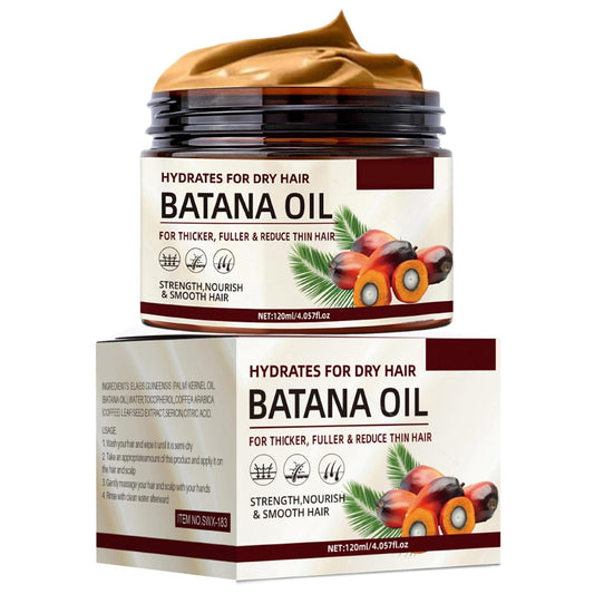 Chenkxin Raw Batana Oil for Hair Growth, 100% Natural Pure Botana Oil, Unrefined Organic Batana Oil Paste for Hair Growth, Prevent Hair Loss, Enhances Hair Thickness for Men & Women, 120ML