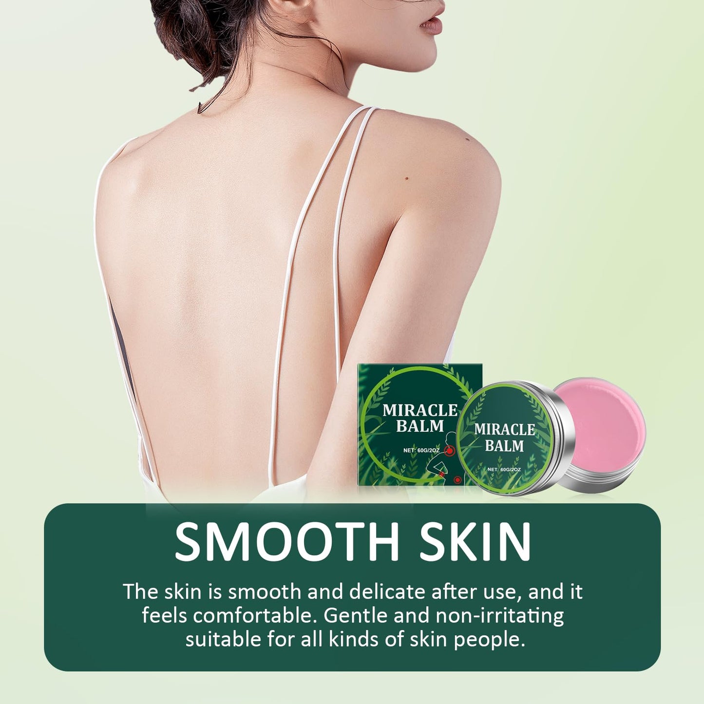 Katslyn 2 Pcs Miracle Balm for Legs and Feet,Soothing Joint Cream,Balm Soothing Joint Cream,with 1 Crescent Spoon,Relieve Joint Discomfort,Fast Absorption and Non-Sticky,Suitable for Multiple Parts