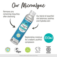Beauty Kitchen - Seahorse Plankton + Super Soothing Toner 100ml - Clears Pores, Excess Oil, Blacheads & Impurities - Smooths Skin Texture & Hydrates - Vegan/Cruelty Free