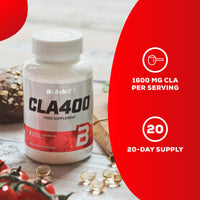 BioTechUSA CLA 400, Conjugated linoleic Acid containing Food Supplement softgel Capsules, 80 softgel Capsules