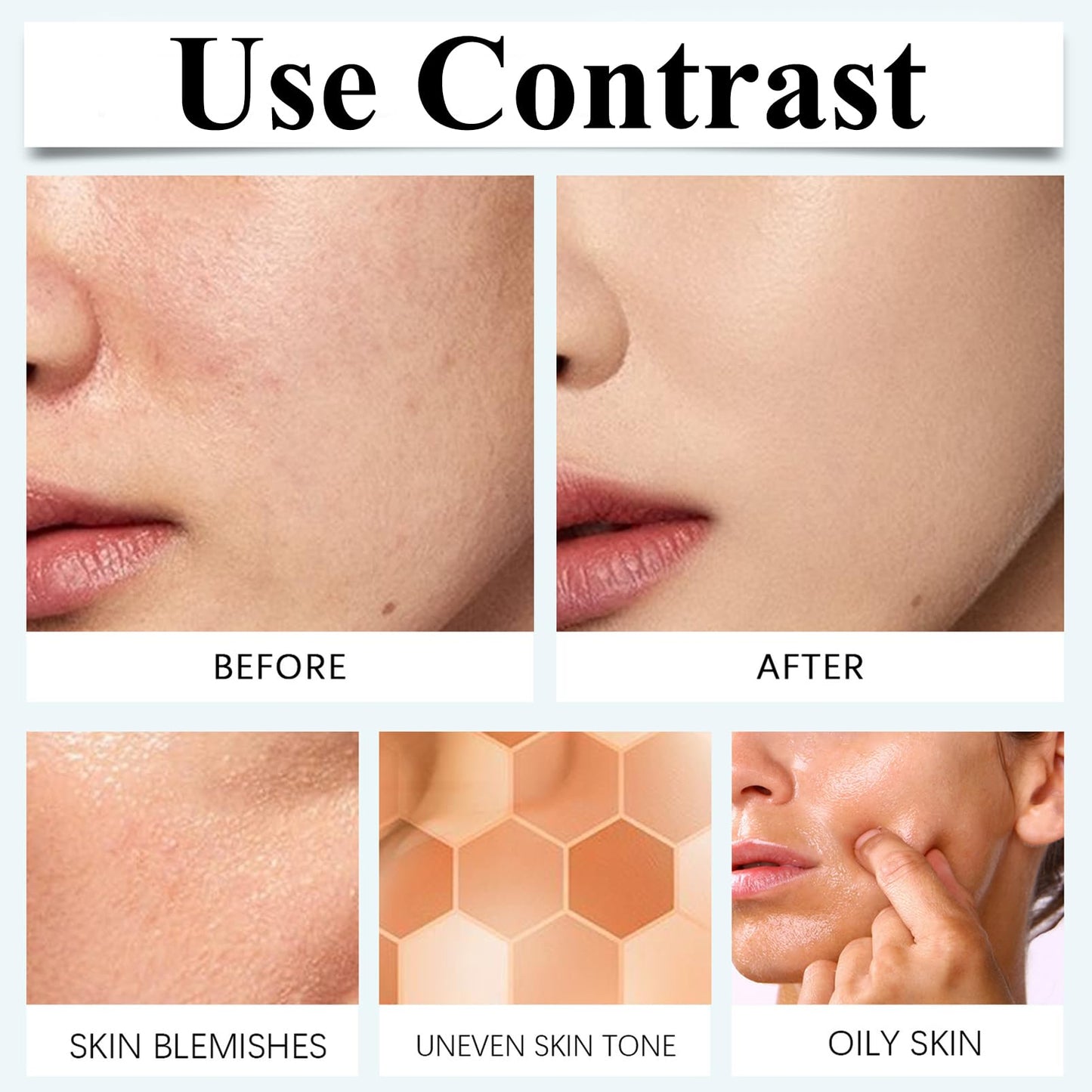 HERBENJOY All-Over Complexion Perfector, Long-Lasting CC Cream Foundation & Body Coverage Perfector, Foundation for Mature Skin, Hydrating Waterproof Concealer for Legs Scars Imperfections, Natural