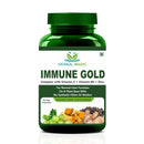 Herbal Magic Immune Gold – Vegan Food Supplement with Herbal Blend for Immune Support & Wellness, 60 Capsules, Non-GMO