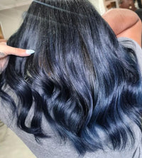 Crazy Color Metallic Sapphire Semi-Permanent Hair Dye. Highly Pigmented Deep Blue Conditioning & Oil Nourishing Vegan Formula | No Bleach or Ammonia | 100ml