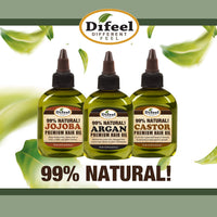 Difeel Premium Natural Hair Oil - Jojoba Oil, Treatment For Thinning Hair, For Soft, Silky & Moisturized Hair & Scalp, Reduces Hair Loss, Also Used As Body Oil, 70 g