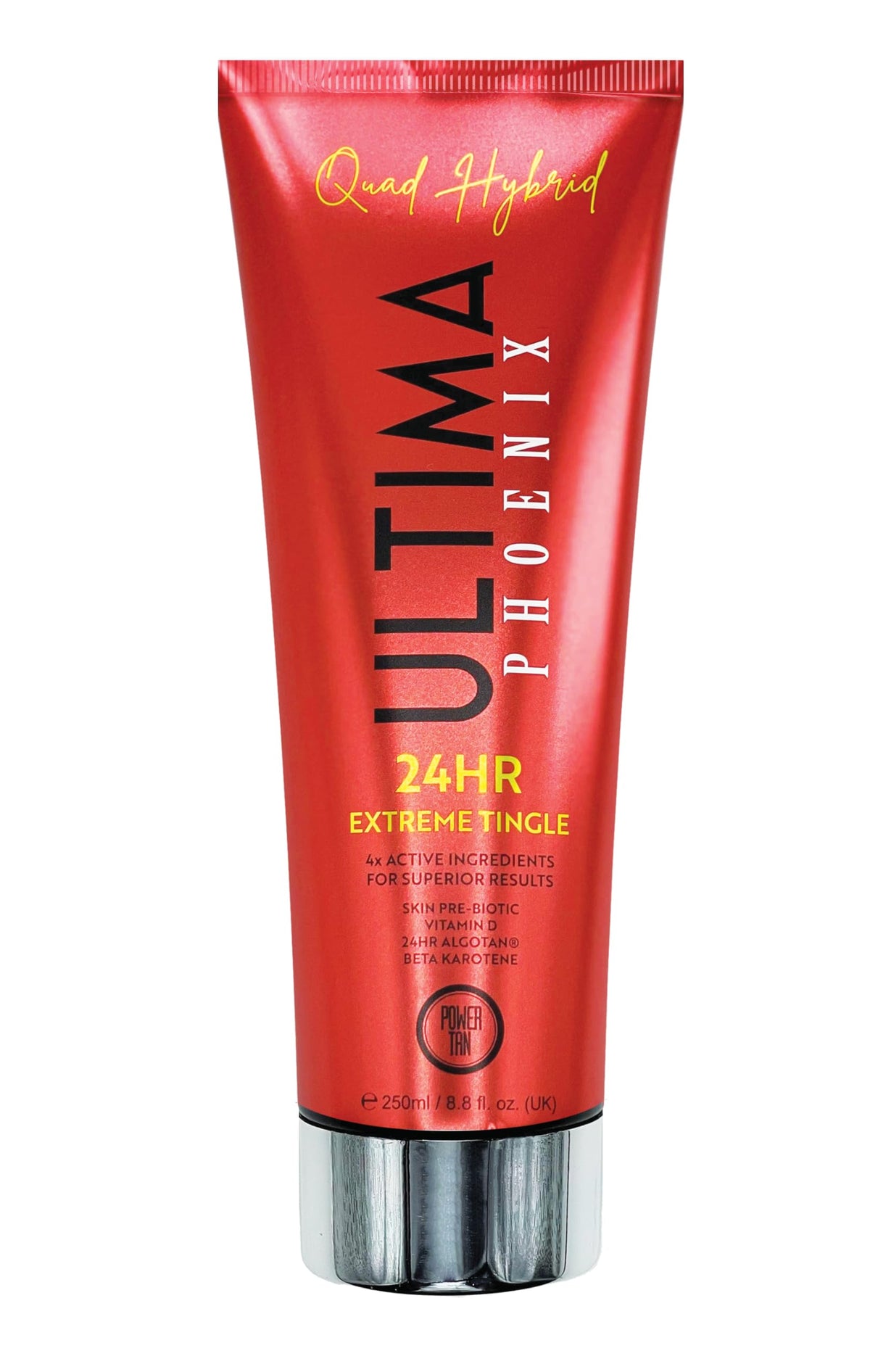 Power Tan Ultima Phoenix Hot Tingle Sunbed Tanning Accelerator Lotion Cream 250ml