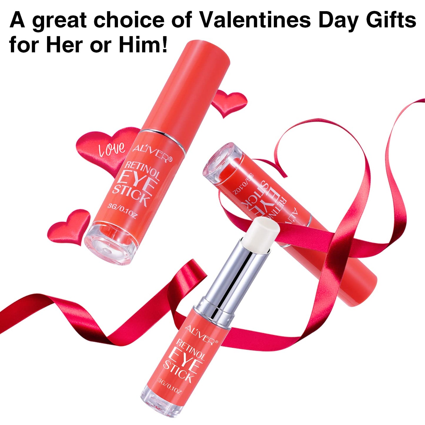 JCZQDRPC Retinol Eye Stick, Retinol Eye Cream, Smoothens Wrinkle Eye Cream for Puffy Eyes, Eye Brightener Stick for Dark Circles, Eye Balm Stick, Reducing Fine Lines, Eye Cream for Puffiness