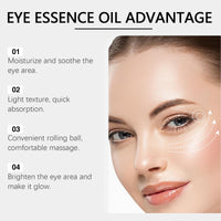 BigyQiu Rollerball Castor Oil,Under Eye Rollerball,Eye Cream for Dark Circles,Castor Oil and Frankincense Eye Roller Ball Oil,Anti Wrinkle Eye Cream,Firming Eye Cream,Eye Cream for Dark Circles