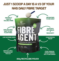 Maison d'acacia Acacia Fibre Supplement 350g Multi Award Winning. Gentle Daily Prebiotic Regularity & Constipation Relief Unflavoured. Natural Fiber with Nothing Added. Psyllium Husk & Inulin Alternative. 35 Servings