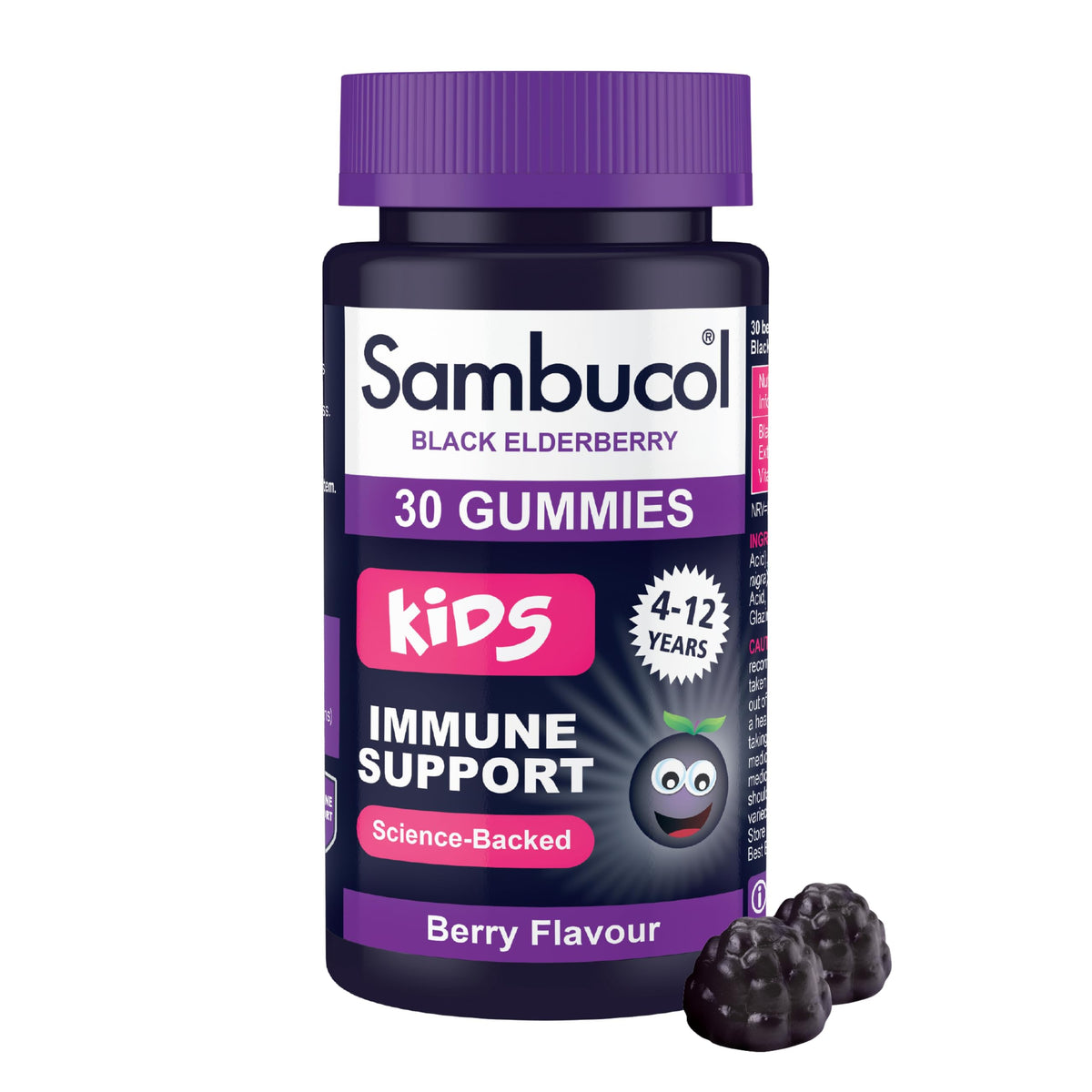 Sambucol SAMBUCOL KIDS GUMMIES 30'S, 30 Count (Pack of 1)