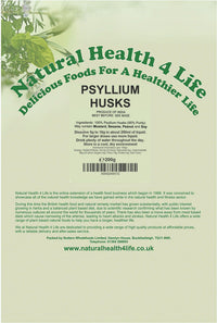 Natural Health 4 Life Vegetable Fibre Psyllium Husks 200 g (1 Bag)