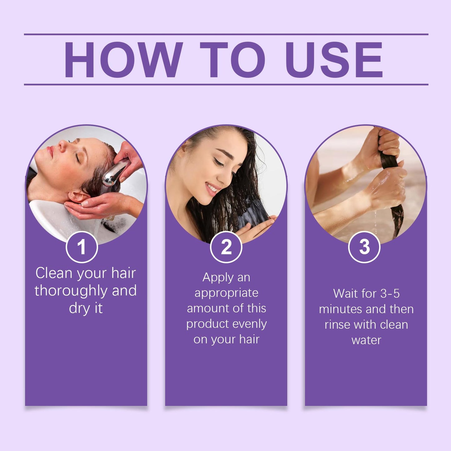Siyinzu 100G Purple Hair Mask,Hair Repair Moisturizing Conditioner,Deep Conditioning Keratin Hair Mask,Collagen H-air M-ask,H-air Oil M-ask,Add Shine,Cool Tone,Lighten&Soften