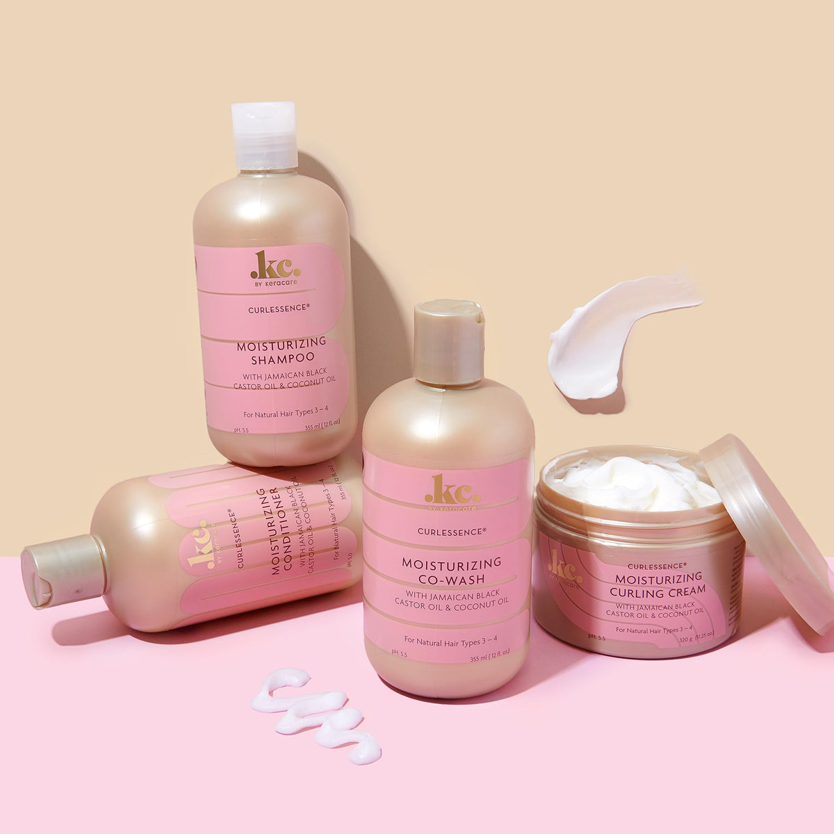 Curlessence KeraCare Curl Essence Moisturizing Shampoo- Gently Cleanses & Hydrates 12oz