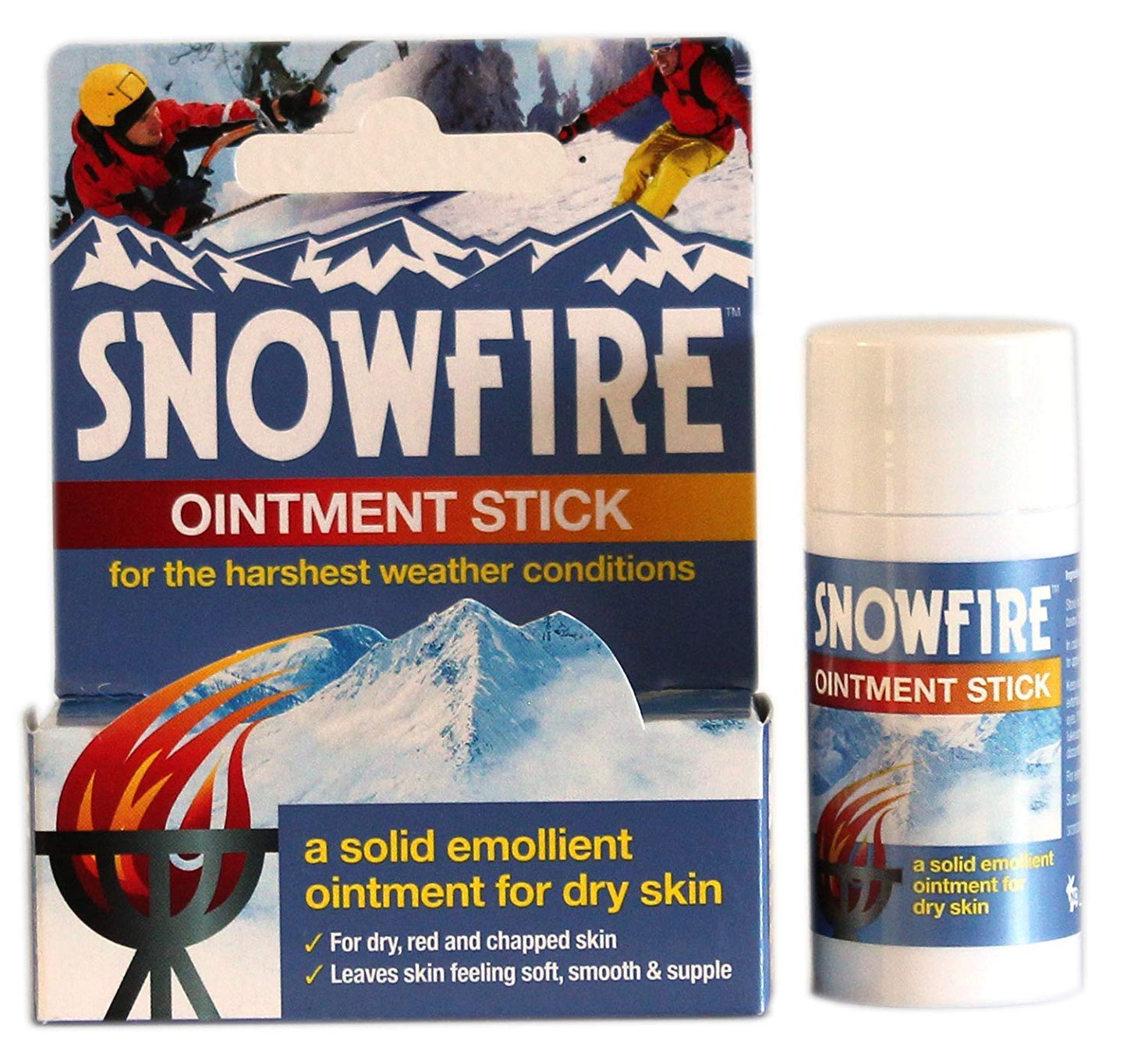 TruuMe 6 x Snowfire Ointment Stick - Solid emollient ointment for dry skin - More Options Available