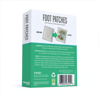 MEDEXPATCHES Medex Essentials Detox Foot Patches (10 Patches) Deep Cleansing & Rejuvenating Footpads with Natural Bamboo, Activated Charcoal - UK & EU Approved, by Medex Patches