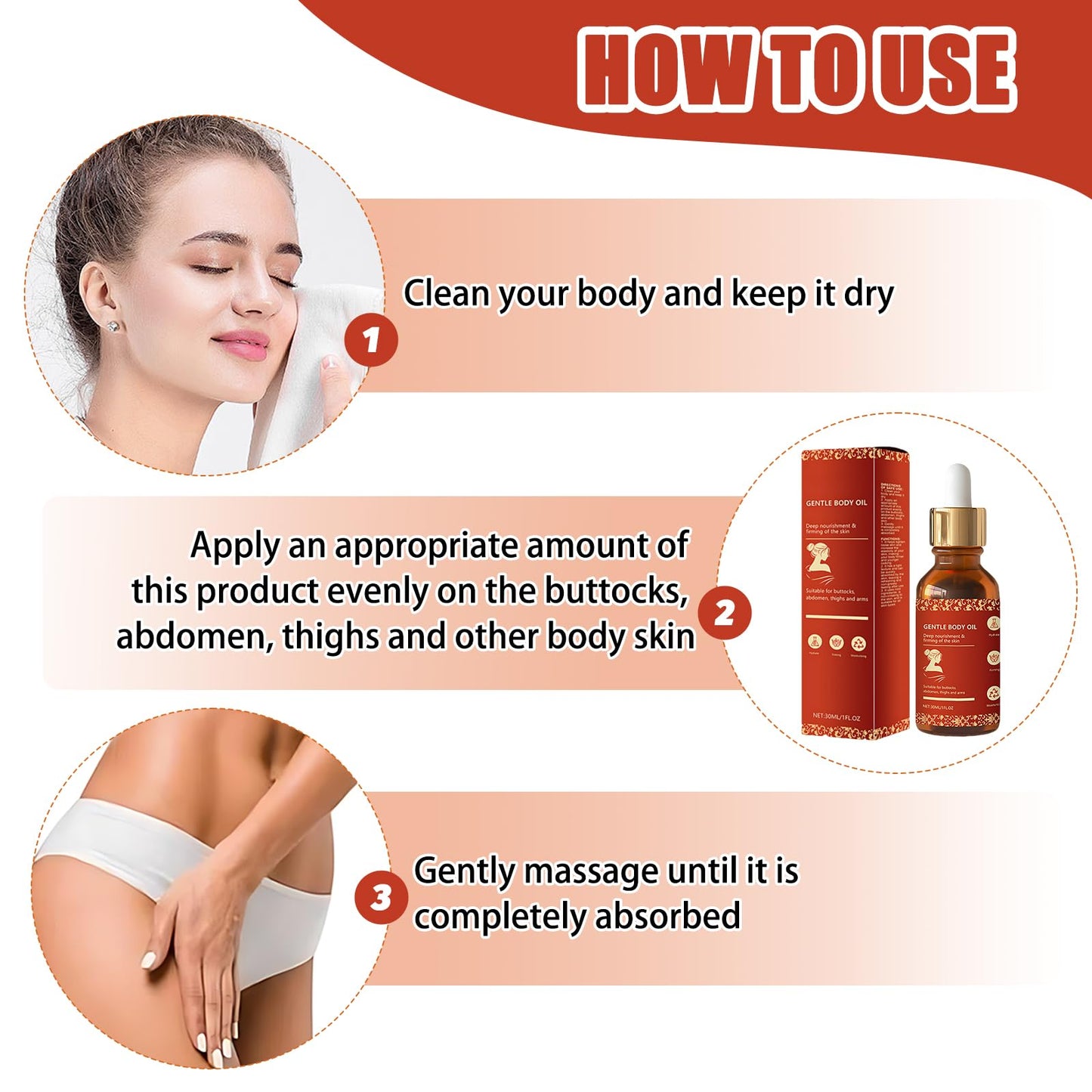 Glow Essence Magic Body Oil Firming for Women Men, Glow Remedy Magic Oil for Skin, Deep Nourishing and Firming Body for Arms and Chest, Use After Bath,with Skin Scraper (30ml*2)