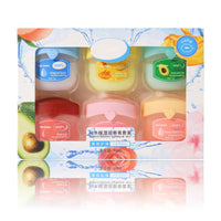 Lip balm Set, 6 Packs Lip Balm Multipack,Original, Honey, Avocado, Rose, Sakura, Peach,Reduce Lip Lines&Wrinkle Day&Night Lip Care,Lip Repair Mask Lip Exfoliator Lip Moisturizer