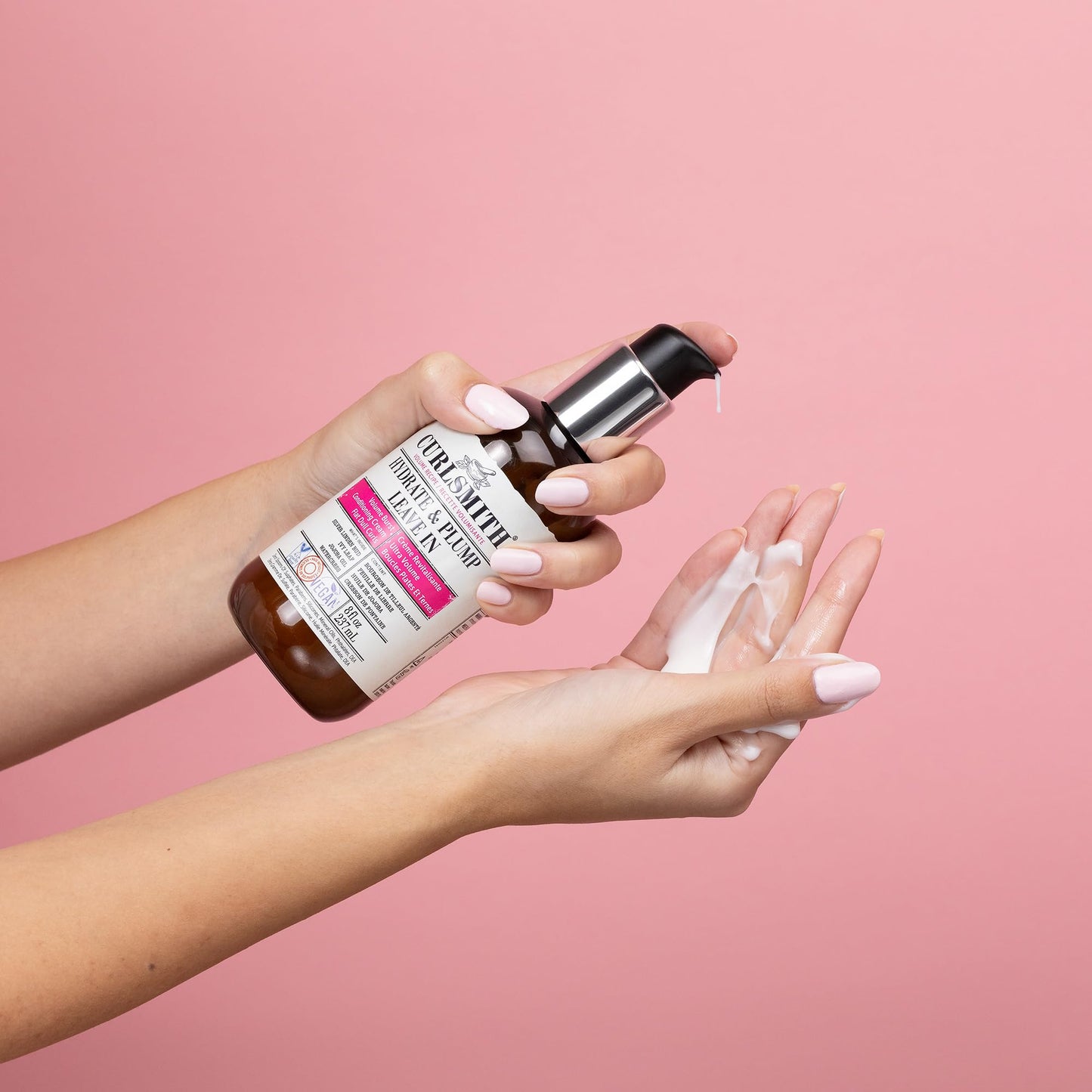 CURLSMITH Curlsmith - Hydrate & Plump Leave In Hair Conditioner, Volumizing and Nourishing for Wavy, Curly or Coily Hair, Vegan (237ml/8fl oz)