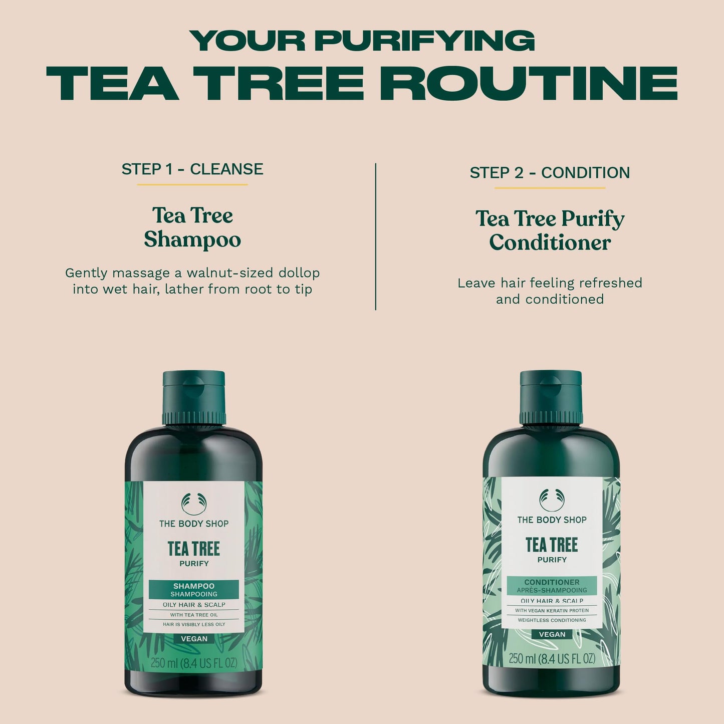 The Body Shop Tea Tree Shampoo, Purifying and Balancing 400ml