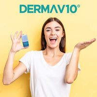 Healthpoint Derma V10 Blemish Stick, Tea Tree And Witch Hazel, For Clearer Skin, Calming And Soothing, Minimises Spots, Pimples And Blemishes, Reduces Redness, For Acne, Everyday Use, Vegan Friendly