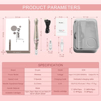 QUELLE Dr. Pen E30 Wireless Microneedling Pen PMU Pen Dual-Use with 22Pcs Cartridges Derma Pen for Skin Care & Permanent Makeup ULTIMA-E30KIT-UK