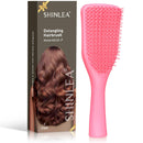 SHINLEA Ultimate Detangler Hairbrush, Anti Tangle Hairbrush for Wet and Dry Hair, Reduces Breakage, Eliminates Knots, Detangles All Hair Types, Detangler Brush for Hair Straightening, Styling