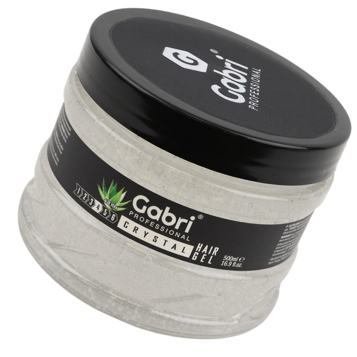 G Gabri Gabri Professional Hair Gel Crystal 500 ml, Firm Hold Hair Styling Gels, High Gloss, Anti-Frizz Effect, Edge Control, For All Hair Types