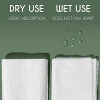 Whistle Wellness® Disposable Face Towel - Soft Biobased Super Absorbent Face Towels - 10"×12" Dry Face Wipes for Sensitive Skin - Makeup Remover Face Wipes - Resealable Box - 50 Count (1 Pack)