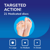 Dr. Scholl's Wart and Verruca Removal Plasters, Pack of 21, Fast and Effective Verruca Treatment and Wart Remover, Immediate Pain Relief, Washproof Plasters