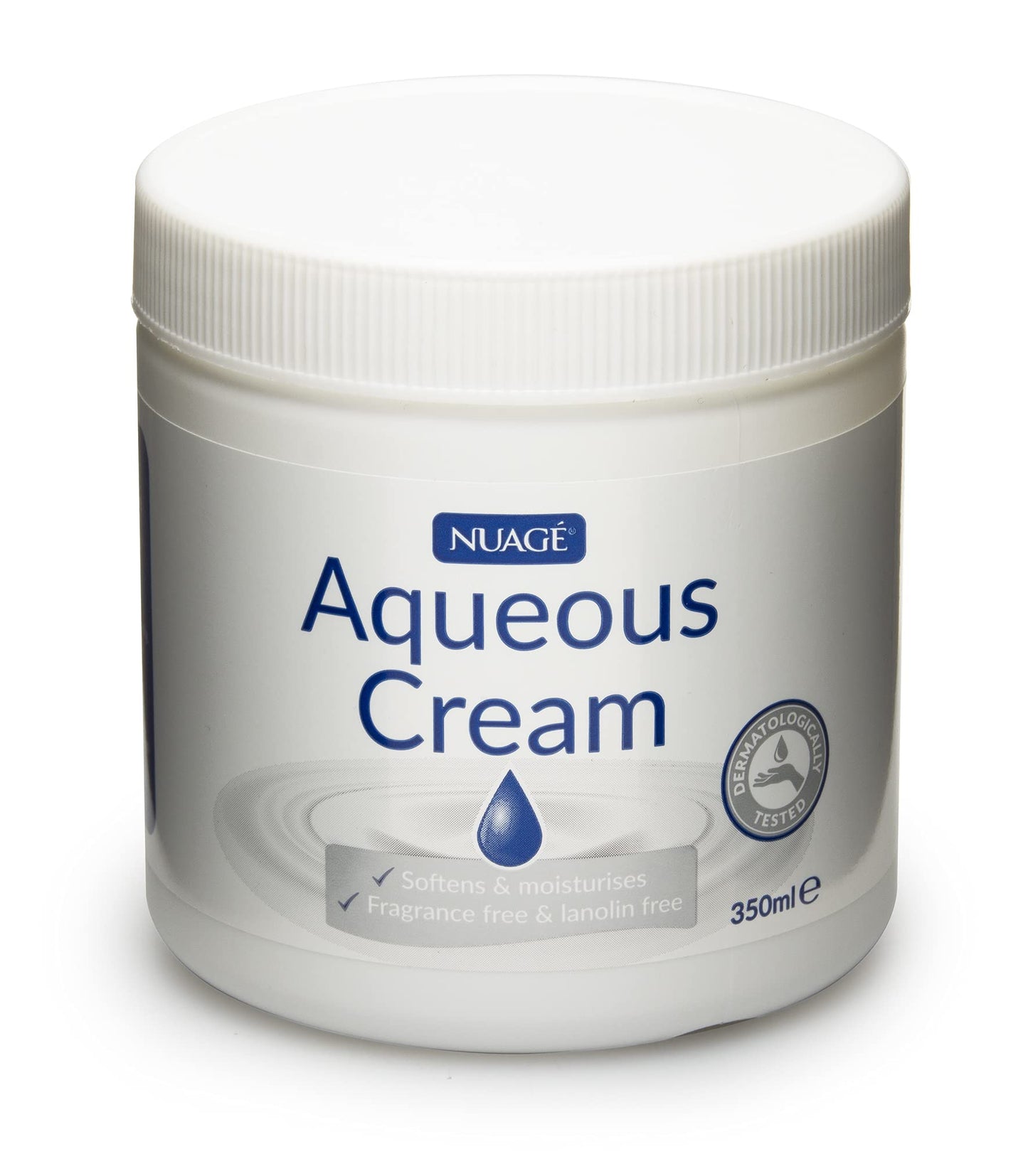 NUAGÉ Nuage Aqueous Cream, Fragrance Free, 350Ml