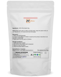 mGanna 100% Natural Rose Clay/Pink Kaolin Clay Powder 454 g / 1 lbs for Creams, Face Masks, and Soap Making