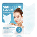 VOKY Smile Line Wrinkle Patches | 16 Count | Ultra & Thin Breathable | Anti-Wrinkle Facial Tapes for Instant Lifting & Smoothing | Hyaluronic Acid & Multi-Vitamins