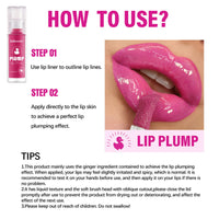 LYNTYAOU Pink Plumping Lip Gloss, Hot Pink Moisturizing Glossy Lip Oil Tinted, Hydrating Lip Balm Clear Lipgloss Makeup, Glitter Shimmer Makeup Tint Moisturizer Lipgloss Plumper for Women