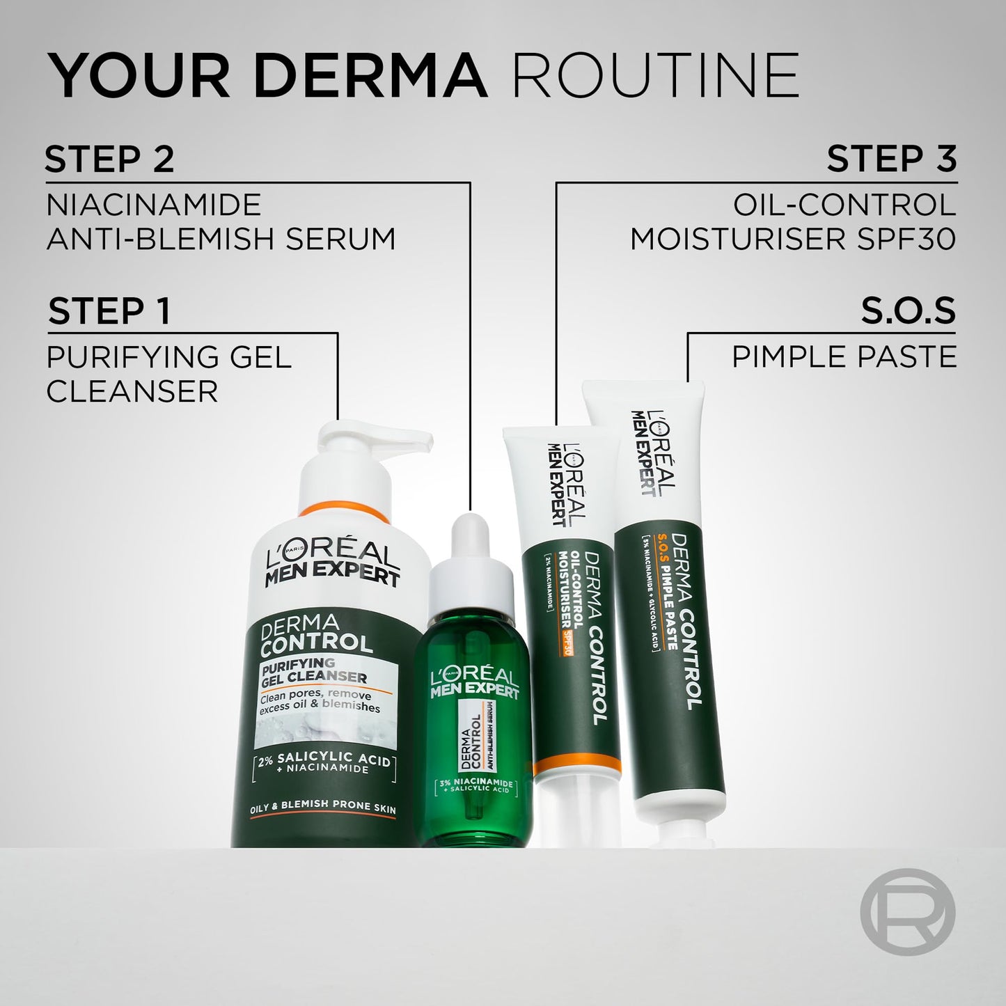 L’Oréal Paris men expert L'Oréal Men Expert Pimple Cream, Derma Control S.O.S Pimple Paste 45ml