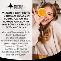 Vitamin C Tablets 1000mg - Premium Vitamin C Supplements - Enriched With Bioflavonoids & Rosehip Vegan & Vegetarian Vitamin C Tablets High Strength Ascorbic Acid Vit C for Normal Immune System UK Made