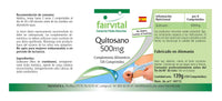 fairvital Fairvital | Chitosan 500mg - HIGH Dosage - 120 Tablets - Natural Fiber