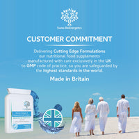 swiss bioenergetics Marine Collagen & Hyaluronic Acid Complex - 60 Capsules - 500mg of Highly Bioavailable Naticol® Hydrolysed Collagen