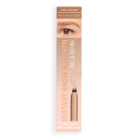 Revolution Beauty London Revolution, Instant Brow Hair Pen, Precision Applicator for Hair-Like Strokes, Long-Lasting Eyebrow Pen, Cool Brown, Vegan & Cruelty-Free, 1.8ml