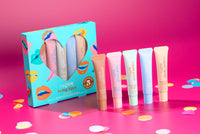 I LOVE I Love Being Lippy Lip Care Set, Includes Lip Scrub, Lip Butter, Lip Balm, Lip Plumper, and Lip Gloss, Fruity and Minty Flavours for Lip Exfoliation, Protection and Long-Lasting Hydration, Pack of 5