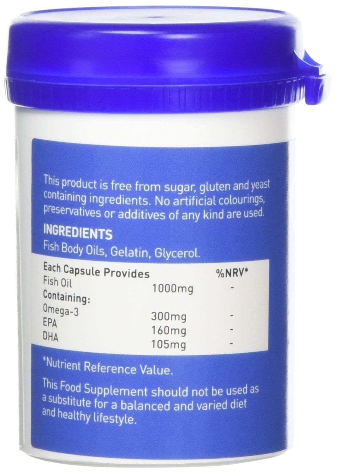 Valupak Omega-3 Fish Oil 1000mg - 30 Capsules