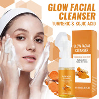 Asheyya 2 Pcs Turmeric Face Wash, Foaming Pure Glow Cleanser for Deep Cleansing & Moisturizing (100ml/PCS)