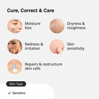 Cureskin Barrier Restructure Cream | Nourishes and Repairs | Ceramides, Oat Bran, Bisabolo (17 g)