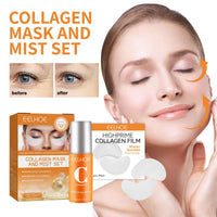 AINxtolm Highprime Collagen Film & Mist Kit,Collagen Face Masks,Korea Highprime Collagen Soluble Film,High Prime Collagen Film,Collagen Sheets,Collagen Firming Mask,Collagen for Face Film,Collagen Face Film