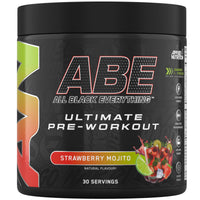 Applied Nutrition Bundle ABE Pre Workout 375g + 700ml Protein Shaker | All Black Everything Pre Workout Powder, Energy & Physical Performance with Creatine, Beta Alanine (Strawberry & Mojito)