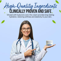 Clinic2Home Hyaluronic Cream - 50g - Anti Wrinkle Night & Day Face Hyaluronic Cream for Woman & Men Fast-Acting - Brighten Skin, Boost Collagen, Reduce Fine Lines & Firming Moisturiser for Face